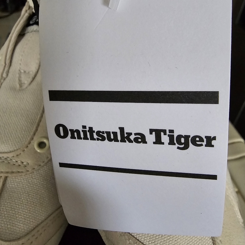 NWT Authentic Onitsuka Tiger Mexico 66 Slip-on Birch & Midnight Size 6.5 Women - Picture 9 of 9